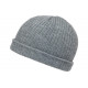 Bonnet NY Gris Clair en laine Look Streetwear Fashion Yrkton BONNETS Nyls Création