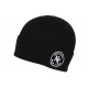 Bonnet NY Noir et Blanc en Laine Patch Original Classe Broadyx BONNETS Hip Hop Honour