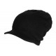 Bonnet Casquette Rasta Noir en Laine Design Streetwear Broadkift BONNETS Hip Hop Honour