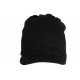 Bonnet Casquette Rasta Noir en Laine Design Streetwear Broadkift BONNETS Hip Hop Honour