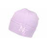 Bonnet New York Violet en Laine Tendance et Chaude Nevy