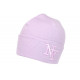 Bonnet New York Violet en Laine Tendance et Chaude Nevy BONNETS Hip Hop Honour