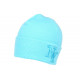 Bonnet New York Bleu Turquoise en Laine Tendance et Chaude Nevy BONNETS Hip Hop Honour