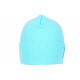 Bonnet New York Bleu Turquoise en Laine Tendance et Chaude Nevy BONNETS Hip Hop Honour