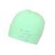 Bonnet New York Vert Pastel en Laine Tendance et Chaude Nevy BONNETS Hip Hop Honour