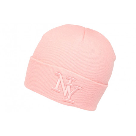 Bonnet New York Rose en Laine Tendance et Chaude Nevy BONNETS Hip Hop Honour