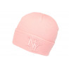 Bonnet New York Rose en Laine Tendance et Chaude Nevy