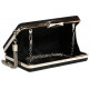 Minaudiere Noire Brillante Sac de soiree Pochette Mariage Nojya Pochette cérémonie Nyls Création