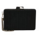 Minaudiere Noire Brillante Sac de soiree Pochette Mariage Nojya Pochette cérémonie Nyls Création