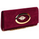 Pochette Femme Rouge Bordeaux Velours Mariage Sac Soiree Minaudiere Vilky Pochette cérémonie Nyls Création