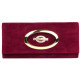 Pochette Femme Rouge Bordeaux Velours Mariage Sac Soiree Minaudiere Vilky Pochette cérémonie Nyls Création