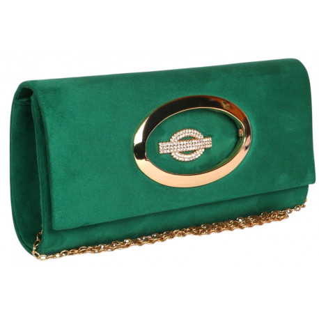 Pochette Femme Verte en Velours Mariage Sac Soiree Minaudiere Vilky Pochette cérémonie Nyls Création