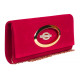 Pochette Femme Rouge en Velours Sac Soiree Mariage Minaudiere Vilky Pochette cérémonie Nyls Création