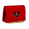 Petite Pochette Femme Rouge Velours Sac Soiree Mariage Minaudiere Nilky