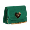 Petite Pochette Femme Verte Velours Sac Soiree Mariage Minaudiere Nilky