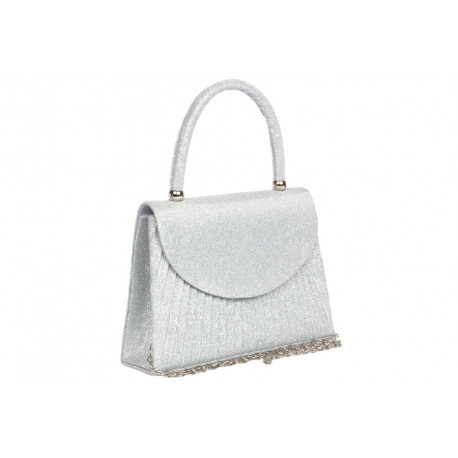 Sac de Soiree Argent Strass Classe Pochette Femme Mariage Nory Pochette cérémonie Nyls Création