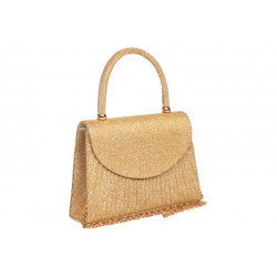 Sac de Soiree Dore Strass Classe Pochette Femme Mariage Gold Nory Pochette cérémonie Nyls Création