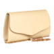 Pochette Femme Dorée Satin Classe Mariage Sac Soiree Gold Prettya Pochette cérémonie Nyls Création