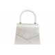 Sac de Soiree Argent Strass Pochette Femme Grise Mariage Soisy Pochette cérémonie Nyls Création