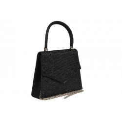 Sac de Soiree Noir Strass Pochette Femme Originale Mariage Soisy Pochette cérémonie Nyls Création