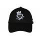 Casquette Coeur Blanche et Noire Strass Couronne Baseball Crown CASQUETTES Hip Hop Honour