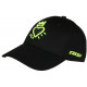 Casquette Coeur Verte Fluo et Noire Strass Couronne Baseball Crown CASQUETTES Hip Hop Honour