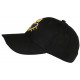 Casquette Couronne Doree et Noire Strass Coeur en Daim Corona CASQUETTES Hip Hop Honour