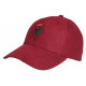 Casquette Couronne Rouge et Doree Strass Coeur en Daim Corona CASQUETTES Hip Hop Honour