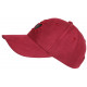 Casquette Couronne Rouge et Doree Strass Coeur en Daim Corona CASQUETTES Hip Hop Honour