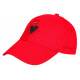 Casquette Coeur Rouge et Doree Couronne Glitter en Coton Krone CASQUETTES Hip Hop Honour