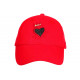 Casquette Coeur Rouge et Doree Couronne Glitter en Coton Krone CASQUETTES Hip Hop Honour