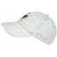 Casquette Coeur Grise et Doree Couronne Glitter en Coton Krone CASQUETTES Hip Hop Honour