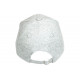 Casquette Coeur Grise et Doree Couronne Glitter en Coton Krone CASQUETTES Hip Hop Honour