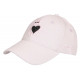 Casquette Coeur Rose et Argent Couronne Glitter en Coton Krone CASQUETTES Hip Hop Honour