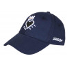 Casquette Coeur Bleu Marine et Blanche Couronne Glitter en Coton Krone