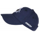 Casquette Coeur Bleu Marine et Blanche Couronne Glitter en Coton Krone CASQUETTES Hip Hop Honour