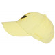 Casquette Coeur Jaune Clair et Doree Couronne Glitter en Coton Krone CASQUETTES Hip Hop Honour