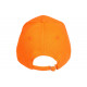 Casquette Coeur Orange et Doree Couronne Glitter en Coton Krone CASQUETTES Hip Hop Honour