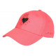 Casquette Coeur Rose et Doree Couronne Glitter en Coton Krone CASQUETTES Hip Hop Honour