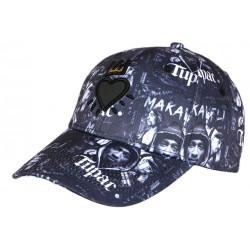 Casquette Couronne Reflect Grise Streetwear Coeur Strass Dore Crown CASQUETTES Hip Hop Honour