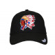 Casquette Indien Noire avec Coiffe Look USA Fashion Baseball CASQUETTES Nyls Création