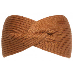 Bandeau Laine Femme Marron Noeud Croise Chic Headband Hiver Esfye Bandeau Nyls Création