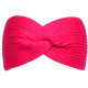 Bandeau Laine Femme Rose Bonbon Noeud Croise Chic Headband Hiver Esfye Bandeau Nyls Création