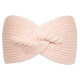 Bandeau Laine Femme Rose Pastel Noeud Croise Chic Headband Hiver Esfye Bandeau Nyls Création