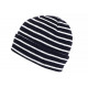 Bonnet Marin Bleu et Blanc Style Breton Tendance Elfenn BONNETS Nyls Création