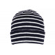 Bonnet Marin Bleu et Blanc Style Breton Tendance Elfenn BONNETS Nyls Création