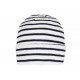 Bonnet Marin Blanc et Bleu Look Breton Tendance Elfenn BONNETS Nyls Création