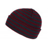 Bonnet Marin Enfant Rouge et Bleu Look Breton Elfenn de 7 a 12 ans