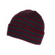 Bonnet Marin Enfant Rouge et Bleu Look Breton Elfenn de 7 a 12 ans Bonnet Enfant Nyls Création