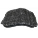 Casquette Beret Noir Chiné en Laine Hipster Taille Réglable Hackney CASQUETTES Nyls Création